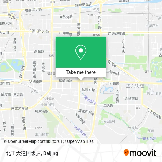 北工大建国饭店 map