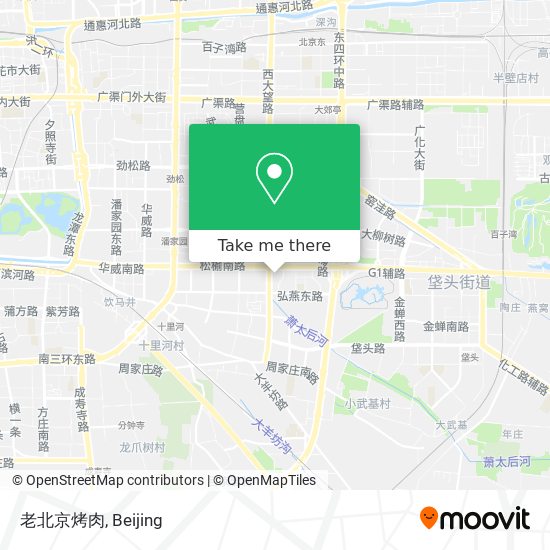 老北京烤肉 map