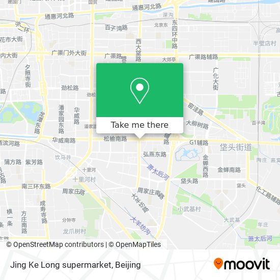 Jing Ke Long supermarket map