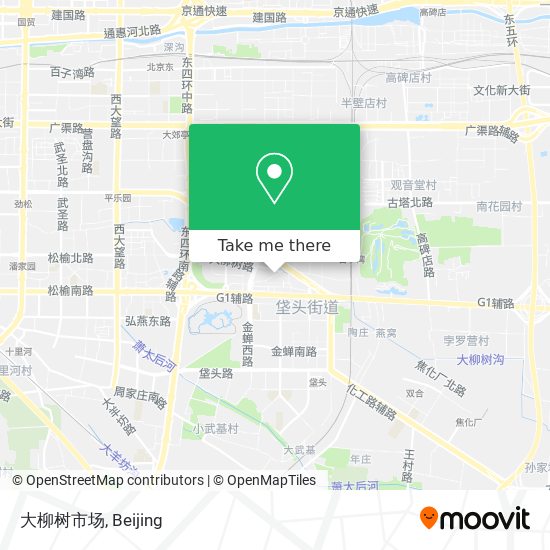 大柳树市场 map