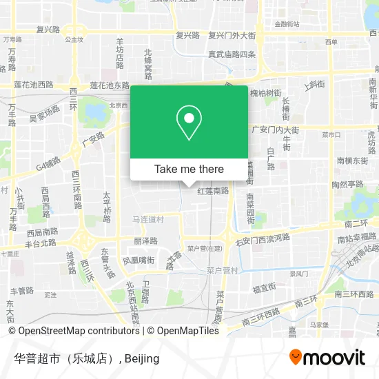 华普超市（乐城店） map
