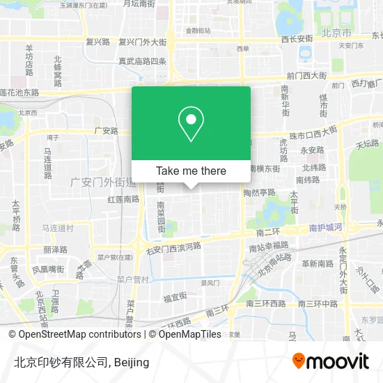 北京印钞有限公司 map