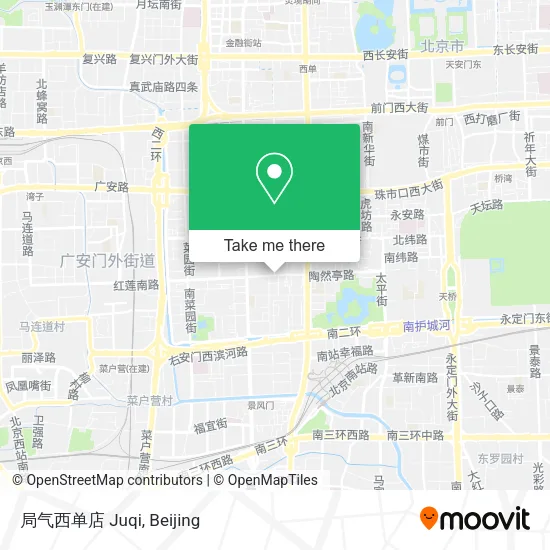 局气西单店 Juqi map