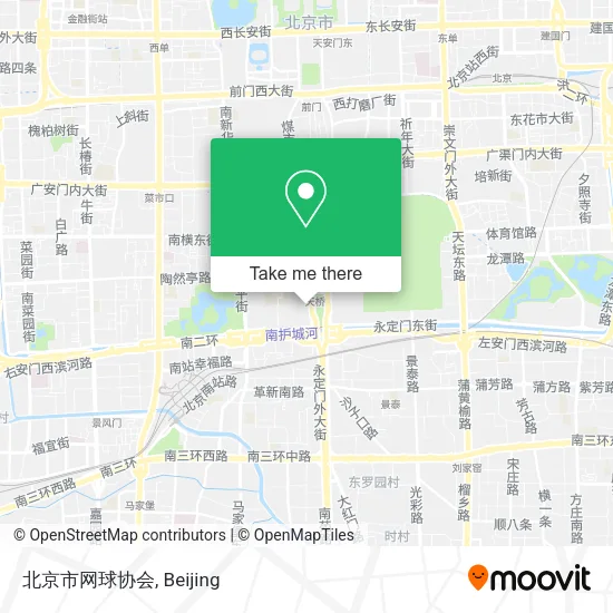 北京市网球协会 map