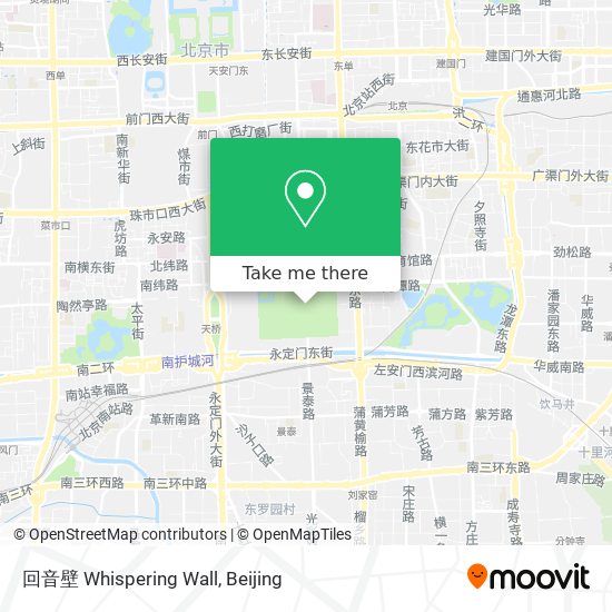 回音壁 Whispering Wall map