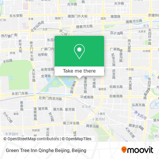 Green Tree Inn Qinghe Beijing map