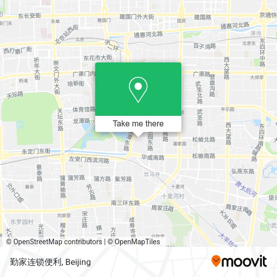 勤家连锁便利 map