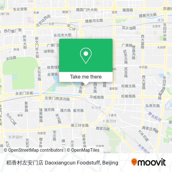 稻香村左安门店 Daoxiangcun Foodstuff map