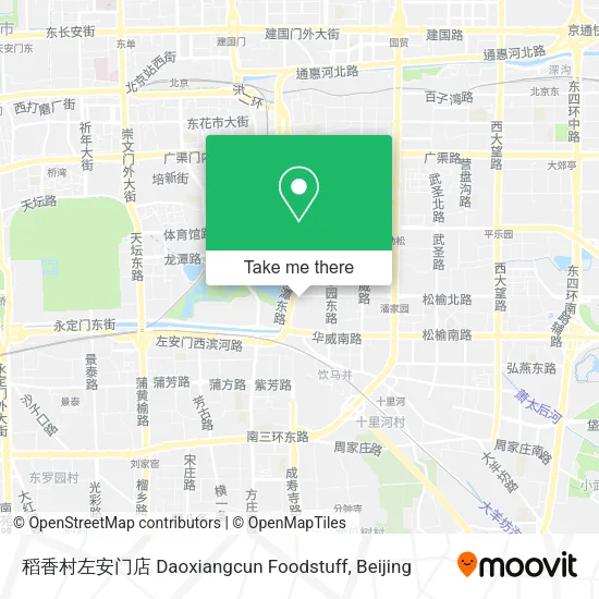 稻香村左安门店 Daoxiangcun Foodstuff map