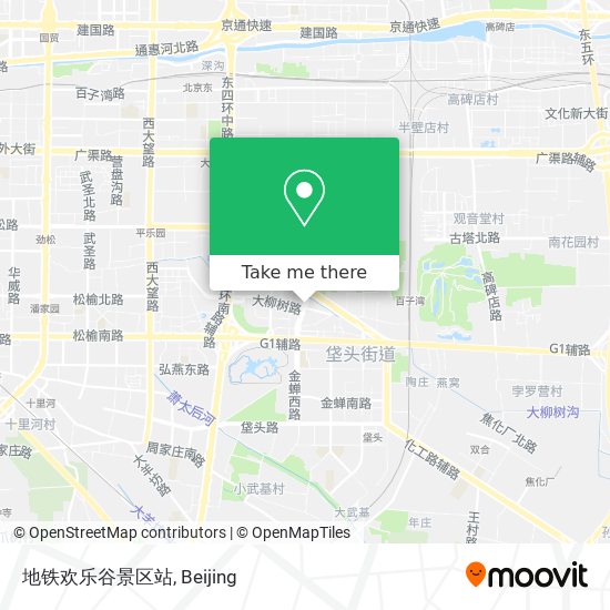 地铁欢乐谷景区站 map