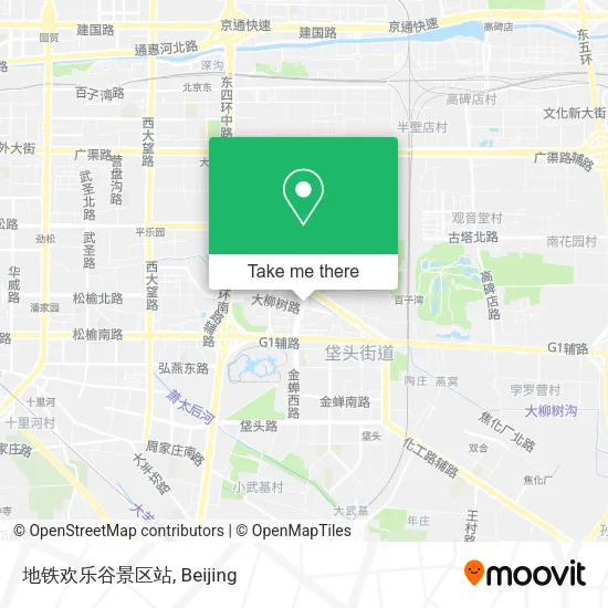 地铁欢乐谷景区站 map