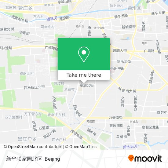 新华联家园北区 map