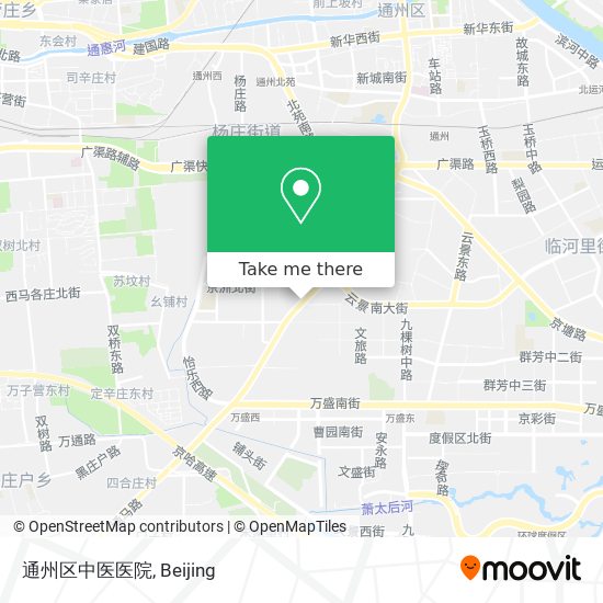 通州区中医医院 map