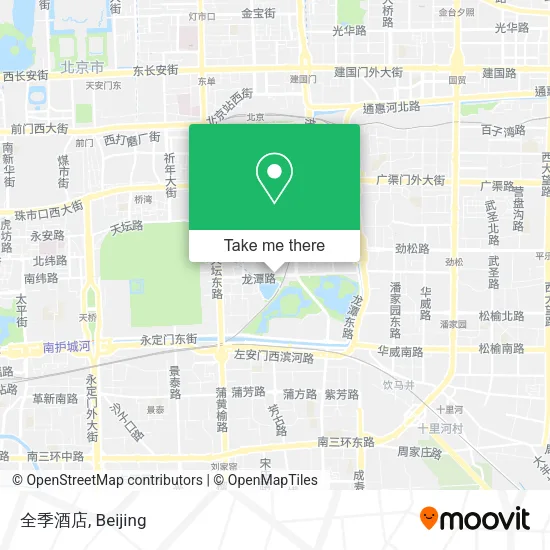 全季酒店 map