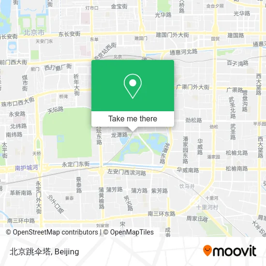 北京跳伞塔 map