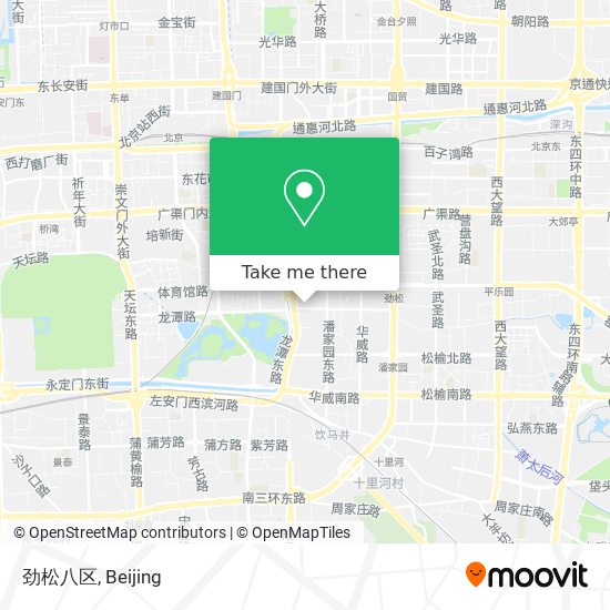 劲松八区 map
