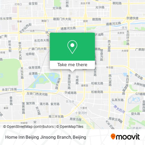 Home Inn Beijing Jinsong Branch map