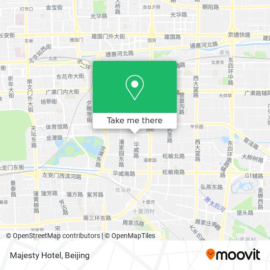 Majesty Hotel map