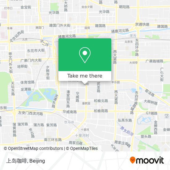 上岛咖啡 map