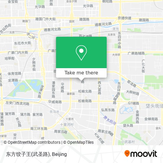 东方饺子王(武圣路) map