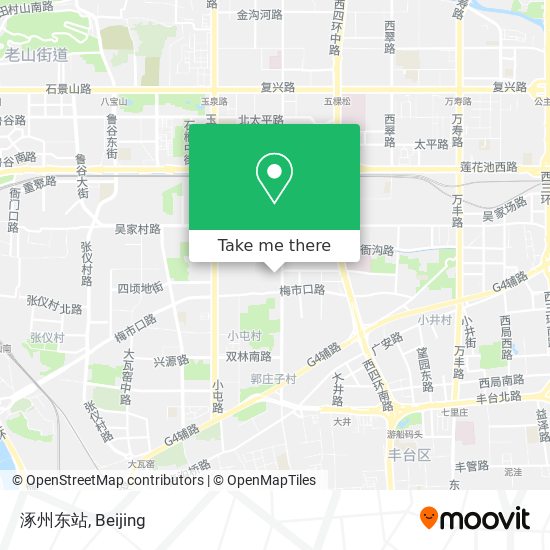 涿州东站 map