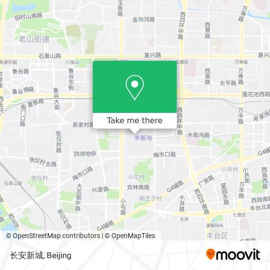 长安新城 map
