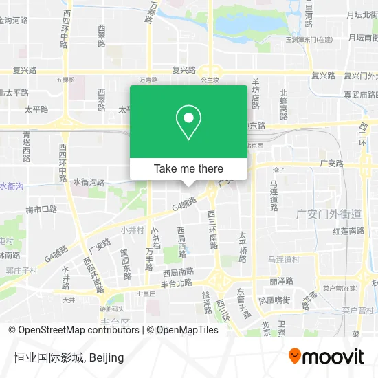 恒业国际影城 map