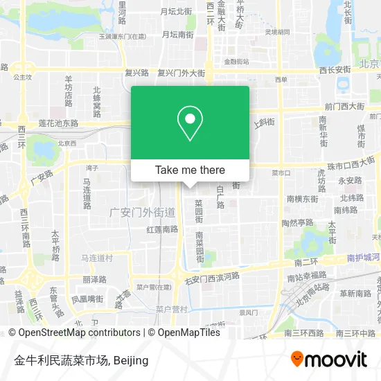 金牛利民蔬菜市场 map