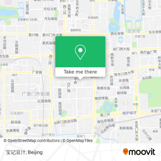 宝记豆汁 map