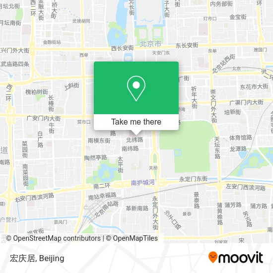 宏庆居 map