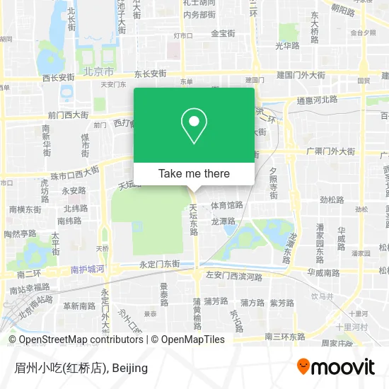 眉州小吃(红桥店) map