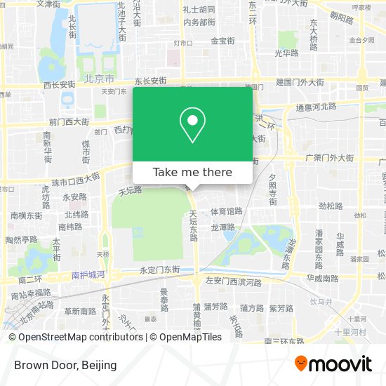 Brown Door map