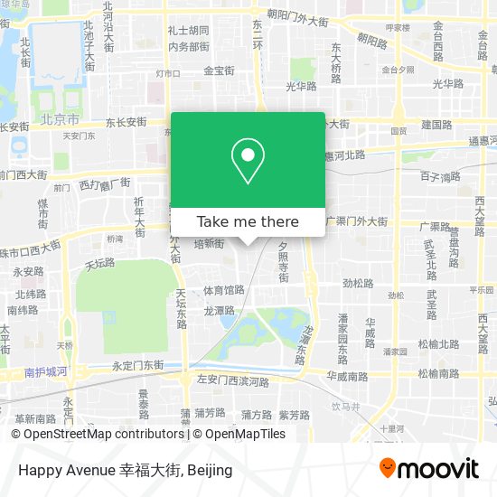 Happy Avenue 幸福大街 map