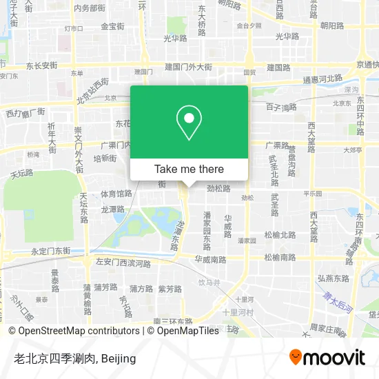 老北京四季涮肉 map