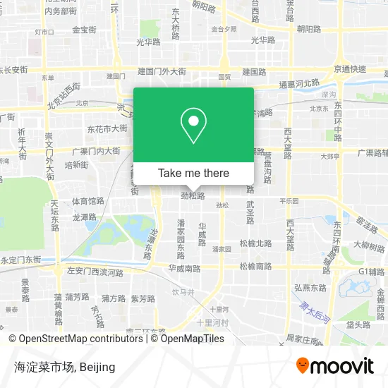 海淀菜市场 map