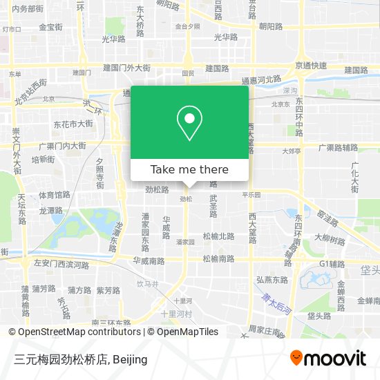 三元梅园劲松桥店 map