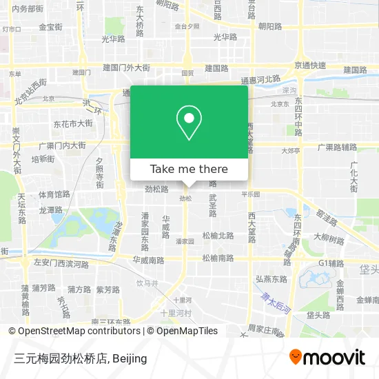 三元梅园劲松桥店 map