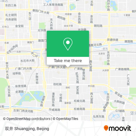 双井 Shuangjing map
