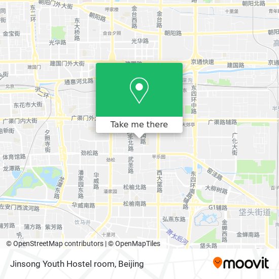 Jinsong Youth Hostel room map