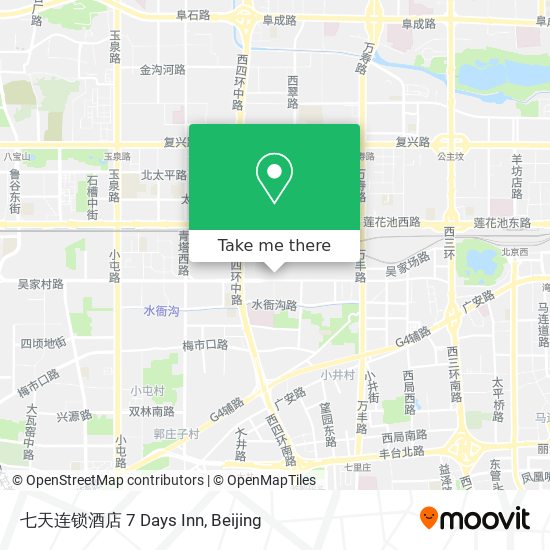七天连锁酒店 7 Days Inn map