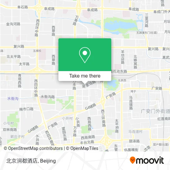 北京润都酒店 map