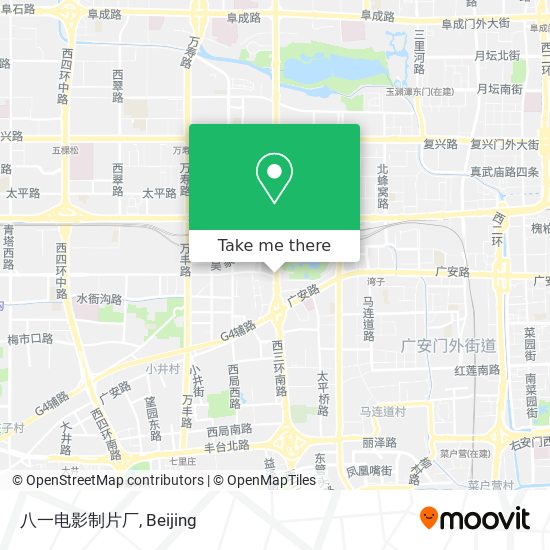 八一电影制片厂 map