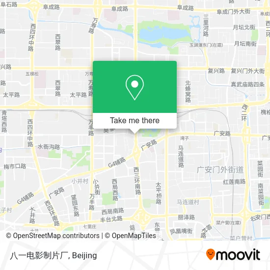 八一电影制片厂 map