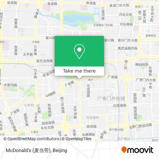 McDonald's (麦当劳) map
