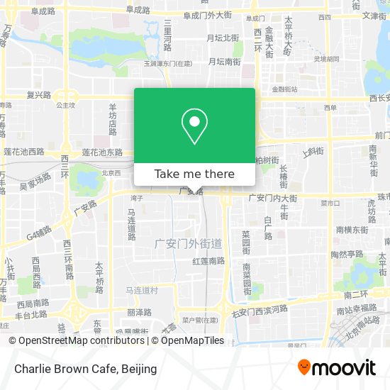 Charlie Brown Cafe map