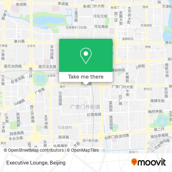 Executive Lounge map