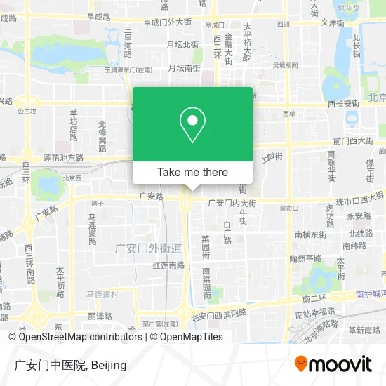 广安门中医院 map