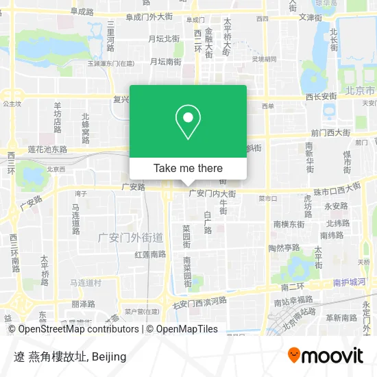 遼 燕角樓故址 map