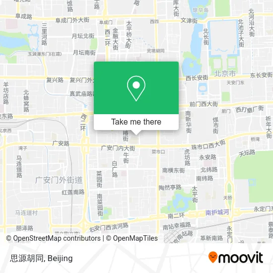 思源胡同 map