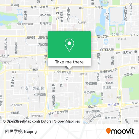 回民学校 map